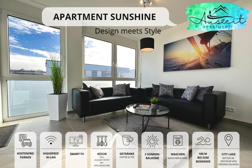 Auszeit Apartment Sunshine Friedrichshafen Luaran gambar